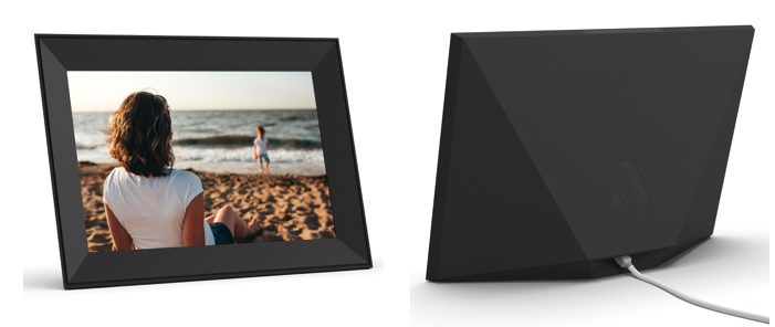 aura frame black screen