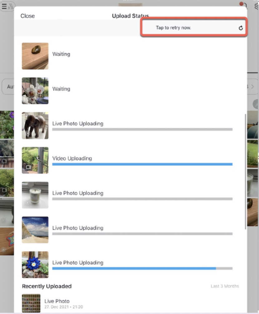 Adding photos &amp; videos to a frame – Aura Help Center